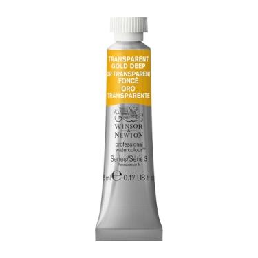 Imagem de Tinta Aquarela Winsor & Newton Profissional Tubo 5ml S3 547 Transparent Gold Deep