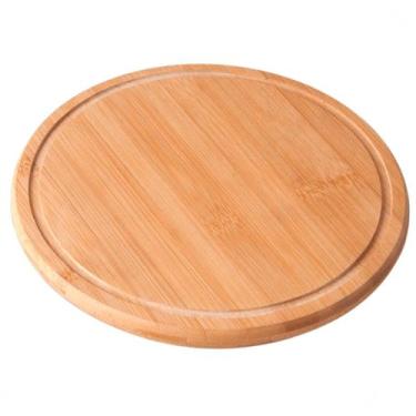 Imagem de Tábua Para Pizza 100% Bambu 35cm Redonda Supreme Welf, Supreme