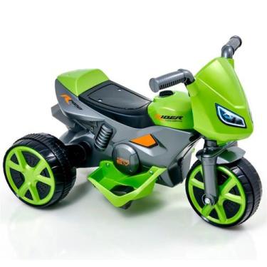 Imagem de Moto Elétrica Infantil Recarregável Acelerador no Pedal Autonomia 1h A