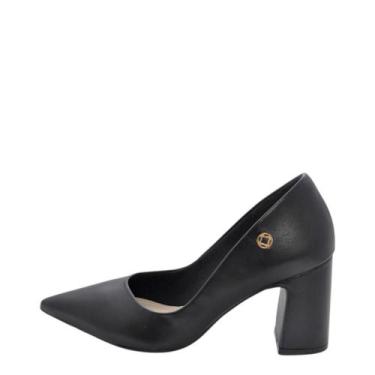 Imagem de Sapato Feminino Bebece Salto Medio REF: T7021-249 NAPA EGEU, Preto, 38
