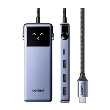 Imagem de Hub Usb-c Ugreen 7 Em 1 HDMI Usb-c 3 Usb-a Rj45 Ethernet