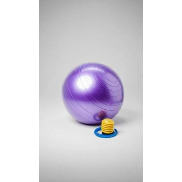 Imagem de Bola Suíça Pilates Anti Explosão 65cm c/ Bomba - Congratulations Store