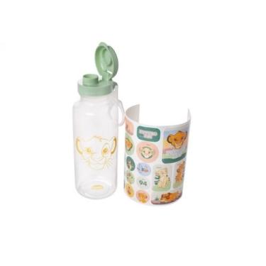 Imagem de Garrafa Infantil Fun com Adesivo Rei Leão 600ml - Plasútil