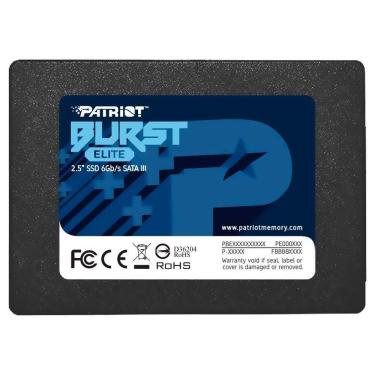Imagem de SSD Interno Patriot Burst Elite 240GB SATA 3 PBE240GS25SSDR Alta Velocidade Leitura 450MB-s 6GB-s