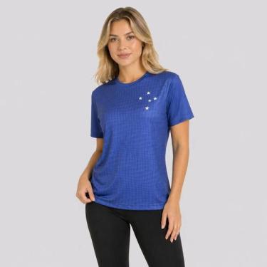 Imagem de Camisa Cruzeiro Celestial Feminina Azul - Braziline, M