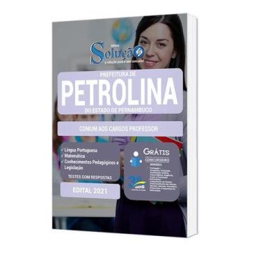 Imagem de Apostila Petrolina Pe 2021 Cargos Prof Substituto Ens Fund - Editora S
