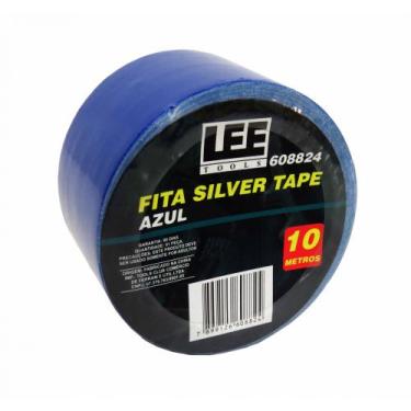 Imagem de Fita Silver Tape Azul 10 Metros Leetools