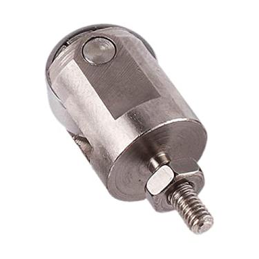 Imagem de NC Rolo Rolo de Ponto de Contacto para Relógio Comparador Profundímetro Ferramenta M2.5 10mm de Diâmetro Roda de Rosca com Verificação da Porca