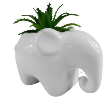 Imagem de Enfeite decorativo porcelana modelo elefante