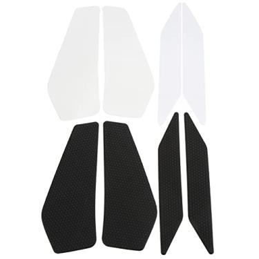 Imagem de Almofada de tração para tanque de motocicleta almofada de tração para tanque de gás almofada de tração lateral de combustível joelho decalque antiderrapante adesivo de substituição para 400 2018‑2021