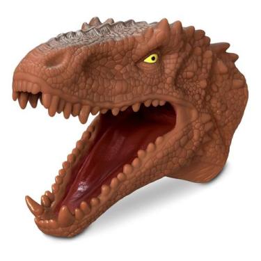 Imagem de Dinossauro Dino Fantoche T-Rex Marrom 878- Adijomar