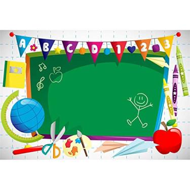 Imagem de Cenário escolar Leyiyi, color2, 5x3ft-Vinyl