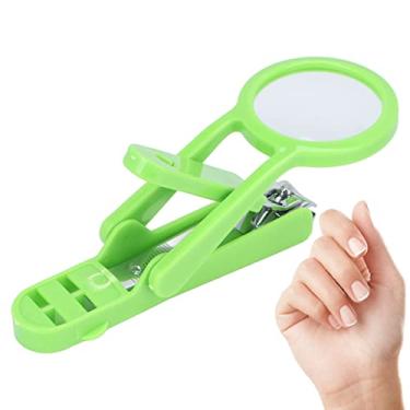 Imagem de Cortador de Unhas com Lupa, Cortador de Unhas Extra Grande, Cortador de Unhas para Idosos em Aço Inoxidável Cortador de Unhas dos Pés Ajustável com Lupa(green), Aço inoxidável Lupa Tesoura Lupa L