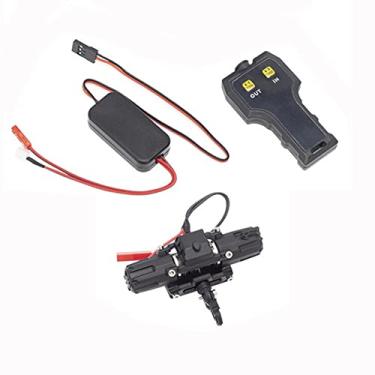 Imagem de MOOKEENONE 1*Control RC Crawler Metal Winch for 1:10 Scale for SCX10 III for AXI03007 90046 Remote Receiver