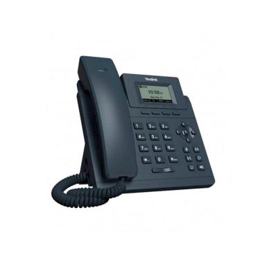 Imagem de Telefone Com Fonte Ip Yealink Sip T30p Cinza Bivolt