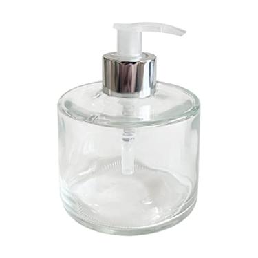 Imagem de Saboneteira De Vidro Picolo 240ml C/Bico De Pato (1 Peça) (Prata)