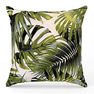 Imagem de Capa de almofada Jacquard Costela De Adão pistache 50 x 50