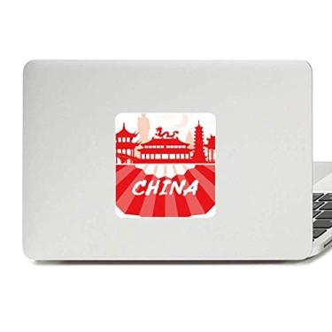 Imagem de Adesivo de vinil paster para laptop com desenho de marco vermelho China