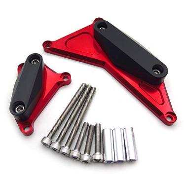 Imagem de NBX- Capa de estator protetora deslizante de motor compatível com BMW S1000XR 2015 2016 2017 Vermelho