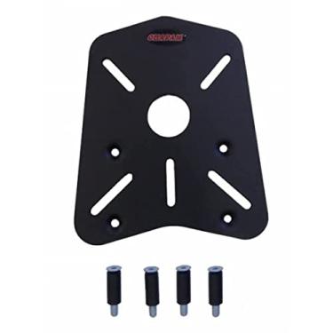 Imagem de Bagageiro Chapa Suporte Chapam Bau Bauleto Pcx 150 2019 2022 Cor:Preto Fosco