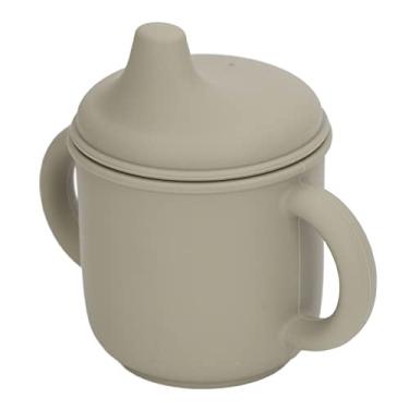 Imagem de Copo de Silicone à Prova de Derramamento Copo de Treinamento Infantil Tampa Resistente à Temperatura Portátil para Bebês para Uso Doméstico (Verde)