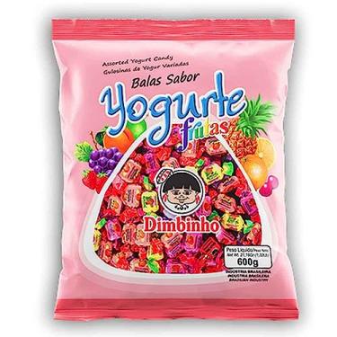 Imagem de Bala Yogurte Frutas Sortidas 600g - Dimbinho