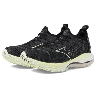 Imagem de Mizuno Tênis de corrida feminino Wave Neo Wind, Preto sem tingimento, luz das estrelas, 38