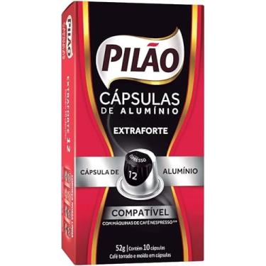 Imagem de Café Pilão Extra Forte 10 Cápsulas Cápsulas Café Pilão Extra Forte 12 10un