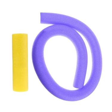 Imagem de Tachiuwa Macarrão de piscina flutuante, macarrão de piscina de 59 polegadas, jogo de água, tubo redondo de espuma com junta de conexão para crianças e adultos, Roxo Sólido
