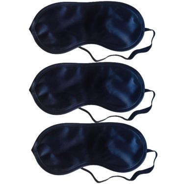 Imagem de 3 Máscara De Dormir Bem Tapa Olhos Anti Claridade Poliéster