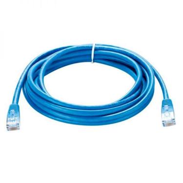 Imagem de Cabo de conexão de rede Cat 5e LAN RJ45, cabo UTP, 3 m, azul