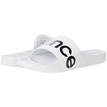 Imagem de New Balance Sandália masculina Fresh Foam Hupo'o V1 Slide, Branco/preto, 6