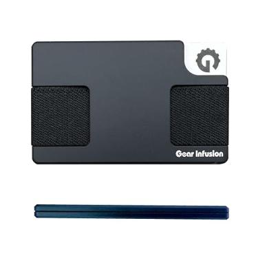Imagem de Gear Infusion Carteira ultrafina para uso diário (preto), Preto, Carteira fina