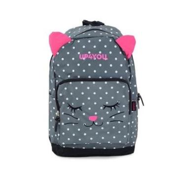 Imagem de Mochila Escolar Feminina Luxcel Up4you Gatinho - MS466-Feminino