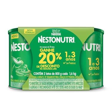 Imagem de Kit com 2 Fórmula Infantil Nestonutri 1 a 3 anos 800g