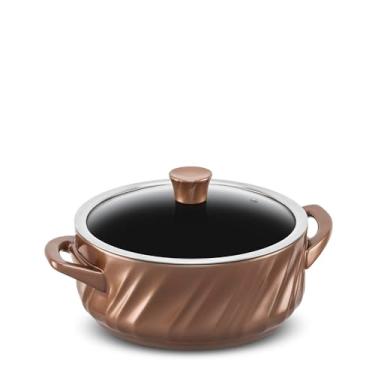 Imagem de Ceraflame Caçarola Baixa Twist 24cm 3500ml (Indução) - Cobre