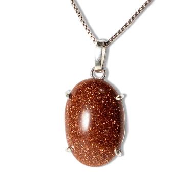 Imagem de Colar Ponto de Luz Pedra do Sol 15mm Montado Garra Prata 950