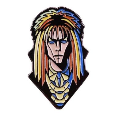 Imagem de Jareth The Goblin King Labyrinth Emblema de lapela esmaltado de 3,6 cm, 1.4 Inches, Esmalte, Esmalte