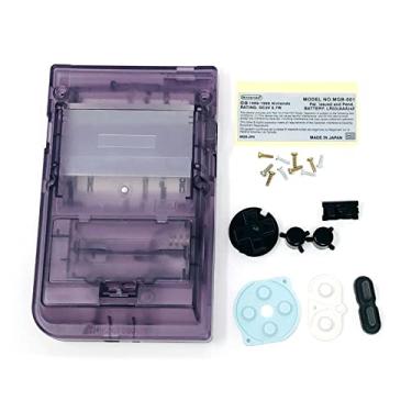 Imagem de Pocket Housing Shell Case Screen Atomic Monitor Cover Protector for GBP for Game Boy Pocket Purple Repair Parts