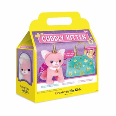 Imagem de Creativity For Kids, Faber-Castell, Gatinho de Pelúcia, Estimula a Criatividade, Habilidades Motoras finas e os Sentidos, para crianças a partir de 4 anos.