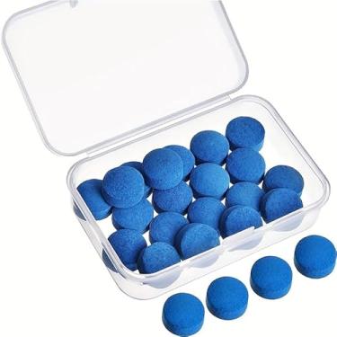 Imagem de Kit de substituição de 20 peças de pontas de taco de sinuca de bilhar pontas de taco de bilhar com caixa de armazenamento pontas de taco de bilhar para tacos de bilhar e acessórios de sinuca (11 mm)