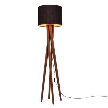 Imagem de Luminara Cristal De Chão A7 Luxo Para Sala - A7home, PRETA