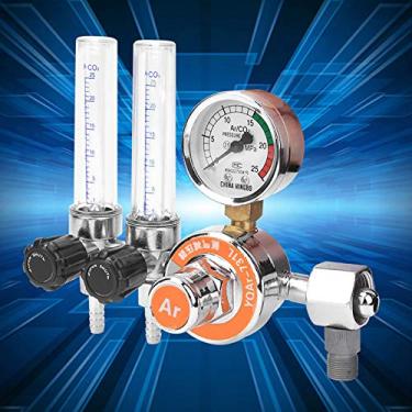 Imagem de Regulador de Pressão de Argônio, Rosca Fêmea de Tubo Duplo de Liga de Zinco G5 ou 8 pol. Equipamento de Soldagem Com Redutor de Pressão de Argônio, Redutor de Pressão de Gás,