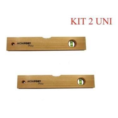 Imagem de KIT 2 Nível De Madeira Momfort 14'' 35cm - MONFORT