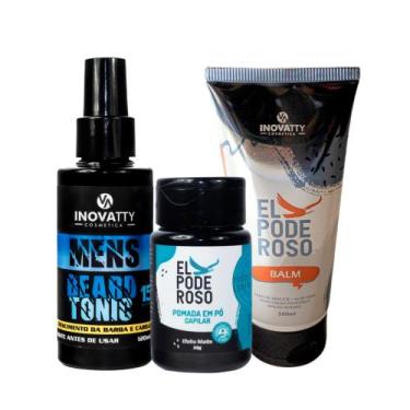 Imagem de Kit Cuidado Diário para barba Inovatty Cosmética