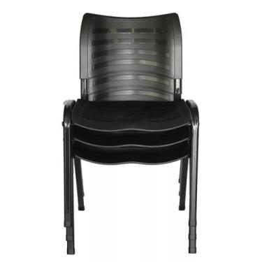 Imagem de Kit 3 Cadeiras Prisma Iso Fixa Desmontável Empilhavel - Sintonia Flex