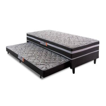Imagem de Colchão Acoplado para Quarto Aspen 88 Cinza/Branco