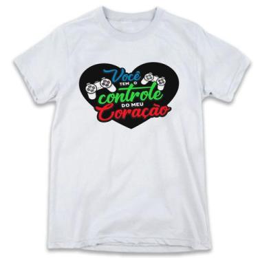 Imagem de 1 Camiseta Dia dos Namorados Você tem o Controle do meu Coração - W3ar