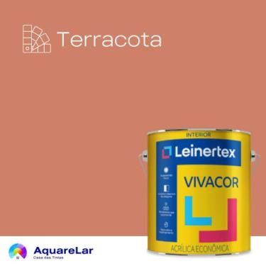 Imagem de Vivacor Acrílica Leinertex Fosco 3,6L, TERRACOTA, 3,6L