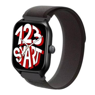 Imagem de Pulseira Nylon Nova para GTS 4 /GTS 4 Mini /GTS 3 /GTS 2 Mini - Preto 